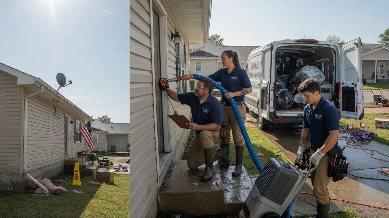 Ceiling Water Damage Restoration in Evadale, TX near me